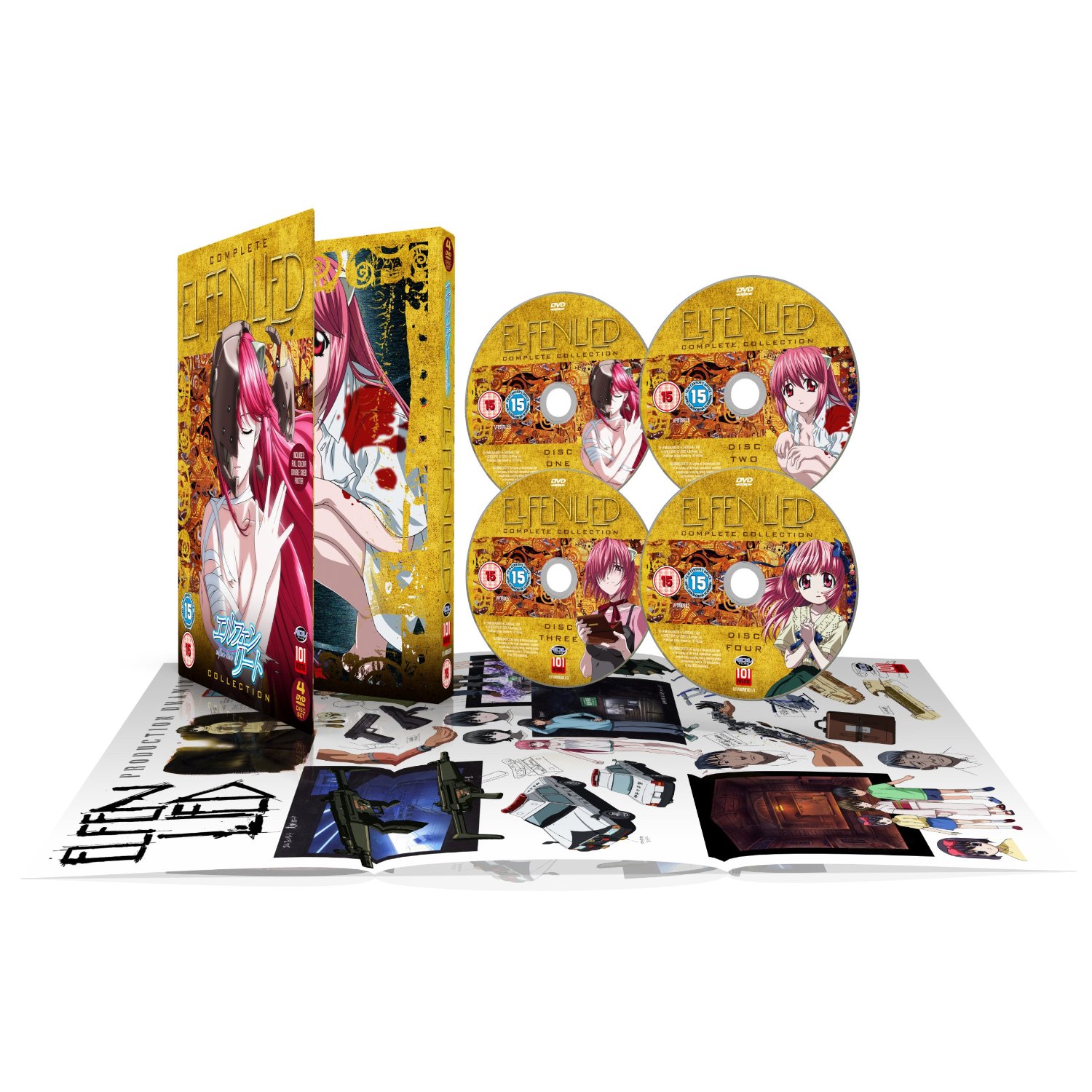 Elfen Lied Complete Collection (4 Discs) R2